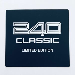 ボルボ 240 クラシック リミテッド エディション ステッカー 244 245 242 限定　classic limited edition