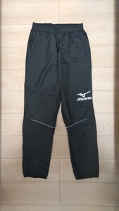 美品 人気 速乾 MIZUNO ミズノ L 黒 ブラック 撥水 ジョガーパンツ スポーツ ジム ランバード カジュアル オシャレ トレーニング ナイロン