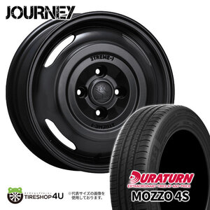 4本セット JOURNEY ジャーニー 14x4.5J 4/100 +43 SBK デュラターン モッツォ 4S 165/60R14 軽自動車 ムーヴ タント ミラ MRワゴン フレア