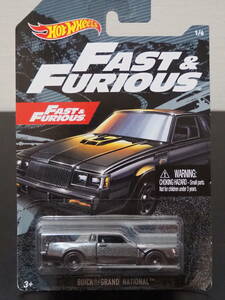 ホットウィール BUICK GRAND NATIONAL GNX Fast & Furious 1/6 ワイルドスピード ビューイック ミニカー グランドナショナル HOT WHeeLs 