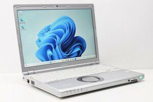 1円スタート パソコン Windows11 Panasonic レッツノート CF-SZ6 第7世代 Core i5 SSD256GB メモリ8GB 12.1 Windows10 カメラ