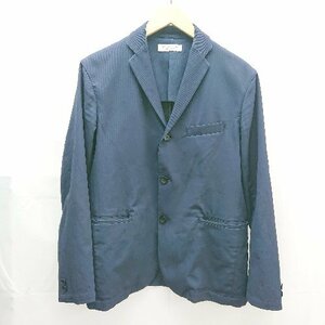 ◇ BEAUTY&YOUTH UNITED ARROWS 薄手 シンプル 長袖 テーラード ジャケット サイズM ネイビー メンズ E