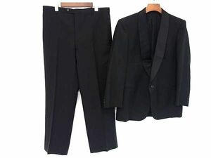 1円 ■極美品■ DIOR HOMME ディオールオム ウール セットアップ スーツ ジャケット パンツ ボトムス サイズF 洋服 ブラック系 FC7855