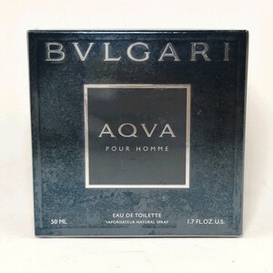 S Φ 【 BVLGARI 】 50ml 新品未開封 AQVA POUR HOMME ブルガリ アクア プールオム EDT オードトワレ SP スプレー 香水 フレグランス