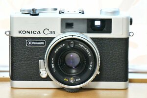 KONICA C35 Flashmatic フィルムカメラ コニカ ミノルタ【中古】【オーバーホール済】