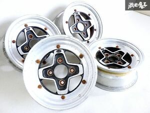 ●超希少!! SSR スピードスター F4 売切 13インチ 6J PCD114.3 4穴 4H ハブ径約70ｍｍ ホイール1台分 AE86 旧車等に マーク2 即納 棚B-7