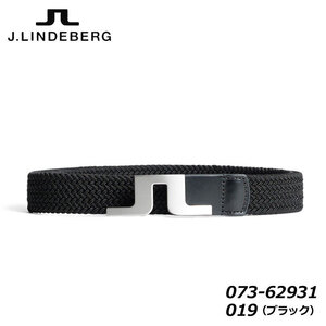 J.リンドバーグ 073-62931 メンズ ベルト ブラック(019) 95cm ゴルフ MENS BELT J.LINDEBERG 30p au 即納