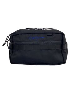 yohji yamamoto POUR HOMME◆ウエストバッグ/-/BLK/無地/HH-139-960/Square West Bag