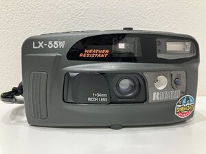 【O49847】 RICOH リコー コンパクトフィルムカメラ LX-55W RICOH LENS 34mm 中古現状品