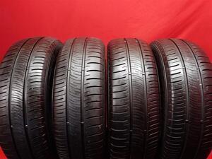 中古タイヤ 195/60R16 89H 4本セット ダンロップ エナセーブ RV505 DUNLOP ENASAVE RV505 8分山 ウィル ヴィエス ヴォクシー シルフィ