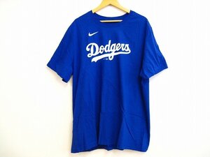 NIKE / ナイキ MLB Dodgers 大谷翔平 背番号 ネーム入りTシャツ 大きいサイズ メンズ サイズ : 2XL ブルー