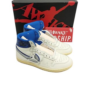 WC933 NIKE JORDAN × AWAKE NY ジョーダン アウェイク AIR SHIP PE SP エアシップ PE スペシャル 27cm FN8675-100 セイル ブルー /49