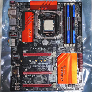 i7 4771/ASRock Fatal1ty Z97X Killer/メモリ24Ｇ　中古動作品（古い機種なのでジャンク扱い）