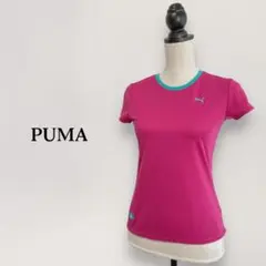 【PUMA】ワンポイントロゴ　半袖Tシャツ　スポーツ　ジム　スポーティー