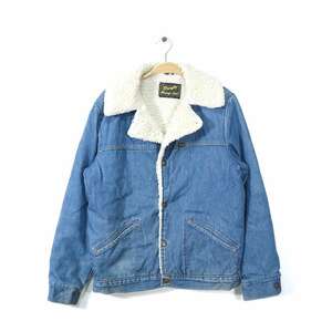 【送料無料】70s 80s ラングラー ヴィンテージ ボアジャケット ランチコート ボアジャン Gジャン WRANGE COAT サイズM 古着 @DA0058