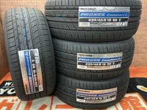 ◆在庫あり! 即納! 4本Set 235/45R19 235/45-19 TOYOプロクセスコンフォート2S C2S ホンダZR-V RZ メルセデス・ベンツ GLA X156 ボルボ V60