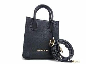 ■新品■未使用■ MICHAEL KORS マイケルコース レザー 2WAY ハンドバッグ ショルダーバッグ レディース ブラック系 AU9834