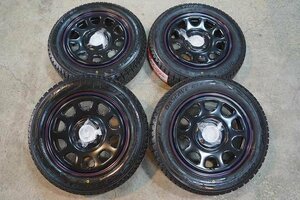 【新品】155/65R14 155/65-14 トーヨー ガリット ギズ2 22年【新品 アウトレット】14インチ デイトナブラック 4H100 5J+42 ウェイク タント