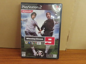 KMG3594★PS2ソフト ワールドサッカー ウイニングイレブン9 ケース説明書ハガキ付き 起動確認済 研磨・クリーニング済 プレイステーション2