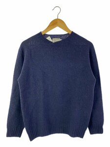 INVERALLAN◆Authentic Shetland Crew Neck Sweater/ニット/セーター/40/ウール/ネイビー