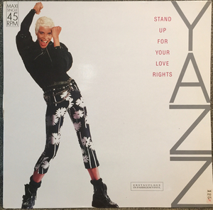 【カラー盤】【ドイツ盤】【レア】【12”】Yazz Stand Up For Your Love Rights