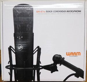 M◇中古品◇コンデンサーマイク WA-87 R2 Black WARM AUDIO/ウォームオーディオ CONDENSER MICROPHONE 箱・木製ケースつき