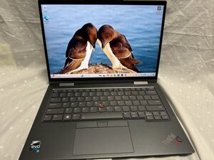 1円出品 程度良好 Lenovo ThinkPad X1 Yoga Gen7 i7-1260P 16GB Mem 1TB NVMe WUXGA タッチ対応 US版 WIn11 Pro 23H2