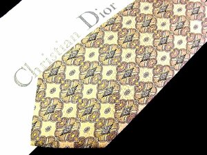 ♪今週の特売980円～♪2530♪良品【Dior】ディオール【デザイン 菱形 楕円 柄】ネクタイ♪