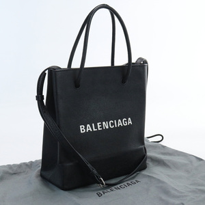 中古バレンシアガBALENCIAGA ショッピングトート XXS レザー 555140 ランク：AB us-2