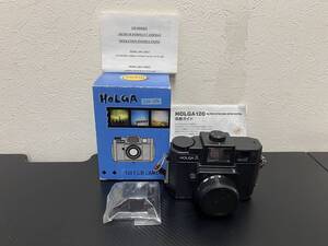 J　送料無料　HOLGA 120 CFN　ホルガ　トイカメラ　フィルムカメラ　動作未確認　箱あり