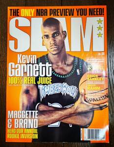 1999 December SLAM MAGAZINE #38 KEVIN GARNETT / スラム 雑誌 ケビン ガーネット Jordan, Nike, Adidas NBA Basketball