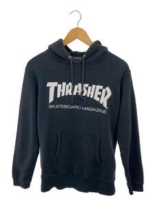 THRASHER◆ロゴプリント/プルオーバーパーカー/パーカー/S/コットン/BLK/プリント/5618-01