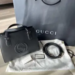 GUCCI ショルダーバッグ 2way ソーホー ハンドバッグ