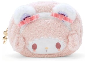 マイスウィートピアノ フェイス形ポーチ 化粧ポーチ モコモコポーチ サンリオ sanrio　タグ付き　新品未使用　検品の為初めて開封