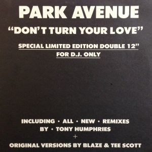 12inchX2レコード PARK AVENUE / DON