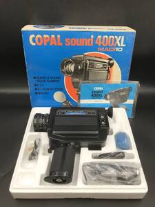 S1016-03◆美品 コパル COPAL sound 400XL MACRO 8ミリ カメラ 通電・動作未確認 箱・説明書あり レトロ 当時物 ジャンク