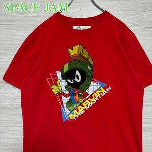 【入手困難】SPACE JAM スペースジャム　Tシャツ Lサイズ　キャラクター　一点物　レア　半袖　アニメ　映画　海外　輸入　ヴィンテージ