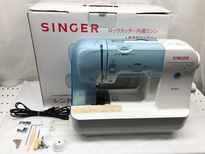 【通電確認OK】SINGER シンガー コンパクトミシン ロックカッター内蔵ミシン SH-516 家庭用 裁縫 ハンドメイド 手工芸