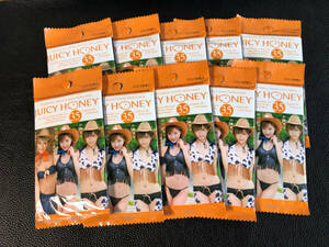 3.JUICY HONEY #35 ジューシーハニー #35 AIKA/明日花キララ/紗倉まな　10パック （1パック8枚入り）合計80枚 新品未開封