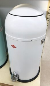 [未使用]店頭展示品 WESCO ウェスコ ゴミ箱 ダストボックス ペダルビン＆メタルライナー 33L LIFTMASTER マットホワイト