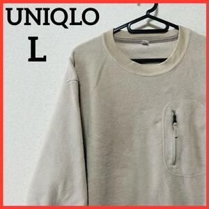 【大人気】UNIQLO ユニクロ フリーストレーナー スウェットトレーナー 長袖 無地 g3