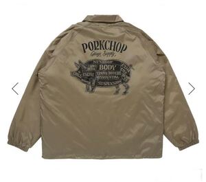 新品未使用 PORKCHOP 2025 年始発売 カーキ XL ボアコーチJKT cootie minedenim masses M&M wtaps calee radiall rats ポークチョップ 