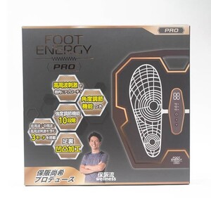 【未使用】FOOT ENERGY PRO フットエナジープロ FE-002BRGD 保阪尚希プロデュース 足裏EMS 家庭用EMS トレーニングマシン #18872