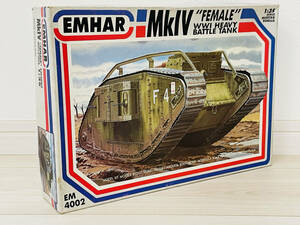 1円スタート 未組立 1/35 EMHAR社 EM4002「イギリス軍 MkⅣ FEMALE 重戦車」第一次世界大戦 菱形戦車