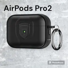 AirPods Pro2 ケース TPU耐衝撃 全方位保護（Black）