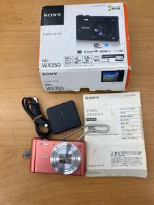 【c387】稼働美品 ソニー サイバーショット デジタルスチルカメラ DSC-WX350 ピンク SONY Cyber-shot デジカメ 光学ズーム Wi-Fi