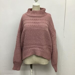 MOUSSY FREE マウジー ニット、セーター 長袖 010EAW70-0320 Knit Sweater 桃 / ピンク / 10088130