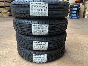 本州送料無料 2021年製 新品 サマータイヤ ヨコハマ ECOS ES31 155/80R13 79S 4本SET F6541