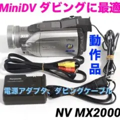 NV MX2000 動作品 Panasonic MiniDVビデオカメラ 113