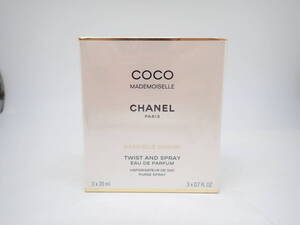 48813 ★ シャネル ココマドモアゼル 香水 3×20ml シュリンク付き 未開封 EDP COCO MADEMOISELLE chanel ★ 未使用品